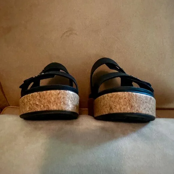 Crocs Brooklyn Cork Buckle Sandal - Picture 2 of 4